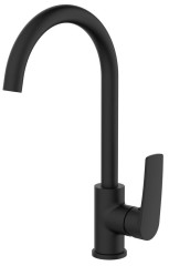 KORANA stojánková dřezová baterie, černá mat (10221401B)