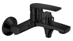 KORANA nástěnná vanová baterie, černá mat (10221001B)