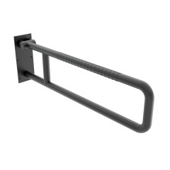 Sklopné černé podpěrné madlo 800 mm (BMSC 9080-90)