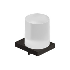 KLUDI VELA C sklenička s držákem, kartáčovaný gunmetal (31975N2)