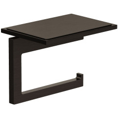 KLUDI VELA C držák toaletního papíru, kartáčovaný gunmetal (31971N2)