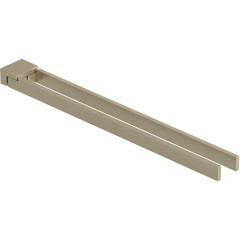 KLUDI VELA C držák ručníku dvouramenný, pevný, kartáčovaný nikl (31977N5)