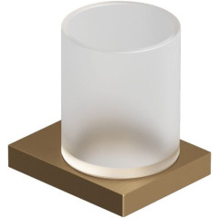 KLUDI VELA C sklenička s držákem, kartáčovaný bronz (31975N1)