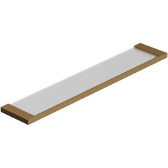 KLUDI VELA C skleněná polička 60cm, kartáčovaný bronz (31973N1)