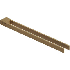 KLUDI VELA C držák ručníku dvouramenný, pevný, kartáčovaný bronz (31977N1)