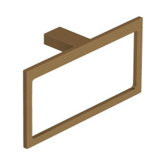 KLUDI VELA C držák ručníku obdélníkový, kartáčovaný bronz (31978N1)