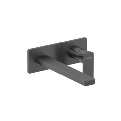 KLUDI RENON podomítková umyvadlová nástěnná dvouotvorová jednopáková baterie, vrchní část, kartáčovaný gunmetal (42245N275)