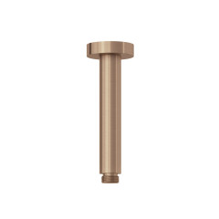 KLUDI A-QA sprchové rameno pro vývod ze stropu, 150mm, pro talířovou hlavovou sprchu, kartáčovaný bronz (66515N1-00)