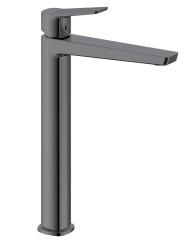 FLERY stojánková umyvadlová baterie vysoká, gun metal (FY006GM)