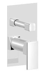 SPECTRE podomítková sprchová baterie, 3 výstupy, chrom (1102-87)