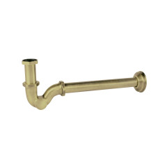 TRES sifon umyvadlový G11/4x32mm s čistícím otvorem, Golden Cava (03463820CA)