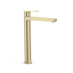 TRES PROJECT XL umyvadlová baterie vysoká bez odtokové soupravy, Golden Cava (22180401CA)