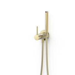 TRES podomítková baterie s bidetovou sprškou, Golden Cava (134123CA)