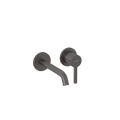 KLUDI NOVA FONTE Pura podomítková umyvadlová dvouotvorová jednopáková baterie, vrchní díl, kartáčovaný gunmetal (20244N215)