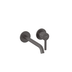 KLUDI NOVA FONTE Pura podomítková umyvadlová dvouotvorová jednopáková baterie, vrchní díl, kartáčovaný gunmetal (20245N215)