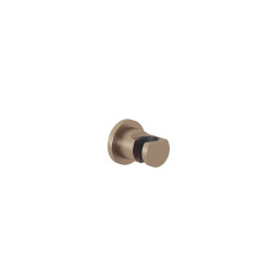KLUDI NOVA FONTE Puristic nástěnný držák sprchy, kartáčovaný bronz (20552N1-15)