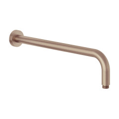 KLUDI A-QA sprchové rameno  nástěnné 400mm pro talířovou hlavovou sprchu, kartáčovaný bronz (66514N1-00)