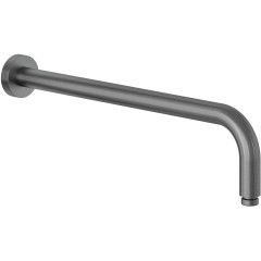 KLUDI A-QA sprchové rameno  nástěnné 400mm pro talířovou hlavovou sprchu, kartáčovaný gunmetal (66514N2-00)