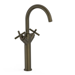 TRES MONTBLANC XXL umyvadlová baterie kohoutková, černý bronz (28380301KMB)