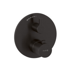 KLUDI NOVA FONTE Puristic podomítková termostatická sprchová baterie, vrchní část, kartáčovaný gunmetal (20885N215)