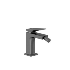 KLUDI DECUS bidetová jednopáková baterie, s odpadovou soupravou, kartáčovaný gunmetal (54217N275)