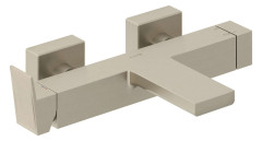 KLUDI DECUS vanová a sprchová jednopáková baterie 150mm, kartáčovaný nikl (54691N575)