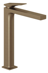 KLUDI DECUS umyvadlová jednopáková baterie vysoká, bez odpadové soupravy, kartáčovaný bronz (54298N175)