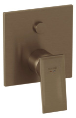 KLUDI DECUS podomítková vanová a sprchová jednopáková baterie vrchní díl, kartáčovaný bronz (54759N175)