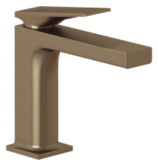 KLUDI DECUS umyvadlová jednopáková baterie 110, PUSH-OPEN uzavírací ventil, kartáčovaný bronz (54288N175)