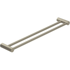 KLUDI VELA R dvojitý držák na ručníky 60cm, kartáčovaný nikl (58988N5)