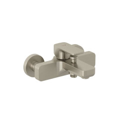 KLUDI RENON vanová a sprchová jednopáková baterie 150mm, kartáčovaný nikl (42691N575)