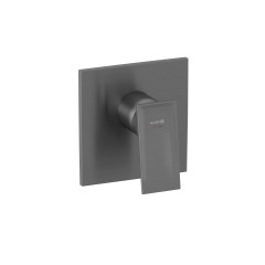 KLUDI DECUS podomítková sprchová jednopáková baterie vrchní díl, kartáčovaný gunmetal (54755N275)