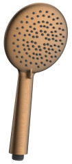 Ruční masážní sprcha, 5 režimů sprchování, silikon trysky, průměr 120mm, ABS/měď mat (SK879PG)