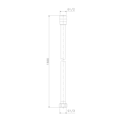 SOFTFLEX plastová sprchová hadice, 150cm, měď mat (1208-21)(2)