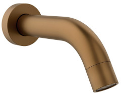 Nástěnná výtoková hubice, kulatá, 174mm, měď mat (BO521)