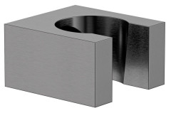Držák sprchy hranatý, pevný, gun metal (1205-14GM)