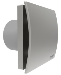 SILENTIS UC T 10 koupelnový ventilátor axiální s časovačem, 8W, potrubí 100mm, stříbrná (01221100)