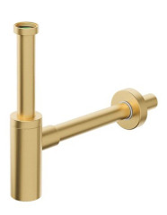 INOXMATER umyvadlový sifon 5/4", odpad 32 mm, nerez/zlato mat (0581GD32K3)