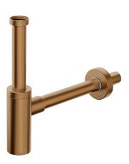 INOXMATER umyvadlový sifon 5/4", odpad 32 mm, nerez/měď mat (0581RG32K6)