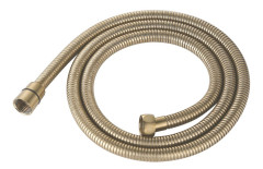 POWERFLEX kovová sprchová hadice, 150cm, světlé zlato mat (FLEX150GBL)