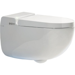KLUDI CleanTronic Elektronický bidet s keramikou a dálkovým ovládáním, Rimless, Spiralflush, bílá leská (16WCW0143) (8)