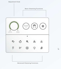 KLUDI CleanTronic Elektronický bidet s keramikou a dálkovým ovládáním, Rimless, Spiralflush, bílá leská (16WCW0143) (9)