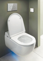KLUDI CleanTronic Elektronický bidet s keramikou a dálkovým ovládáním, Rimless, Spiralflush, bílá leská (16WCW0143) (11)
