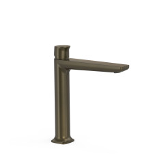TRES LOFT umyvadlová baterie vysoká, bez odtokové soupravy, černý bronz (22220402KMB)