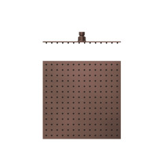 TRES hlavová sprcha slim čtverec 300x300 mm, nerez ocel, Volcanic (134315012VO)