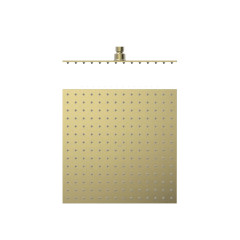 TRES hlavová sprcha slim čtverec 300x300 mm, nerez ocel, Golden Cava (134315012CA)