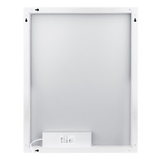 Bílé LED zrcadlo 800x700 se dvěma dotykovými senzory (ZPB 13003VX-05)