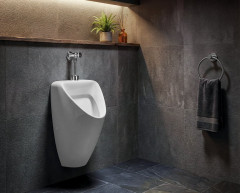 SCHWARN keramický urinál, s horním přívodem vody, bílá (201.702.4) (3)