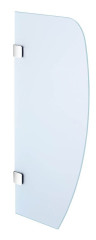 Dělící stěna mezi urinály 40x80 cm, mléčné sklo (2502-05) (1)