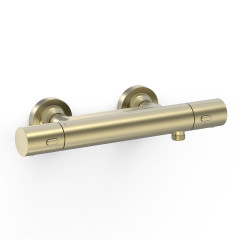 TRES termostatická sprchová baterie nástěnná 150mm, Golden Cava (19016402CA)